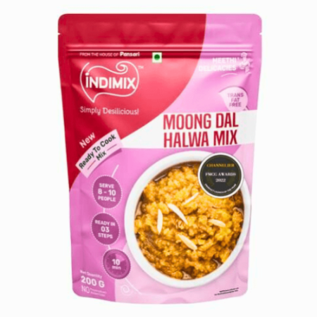 Indimix Moong Dal Halwa - Ready To Cook 200gm